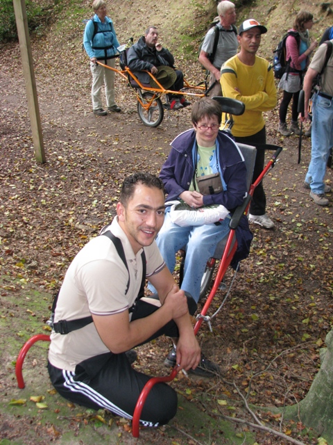 Randonnée sportive avec joëlettes, Braine-le-Comte,  2011