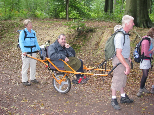 Randonnée sportive avec joëlettes, Braine-le-Comte,  2011