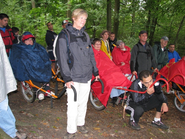 Randonnée sportive avec joëlettes, Braine-le-Comte,  2011