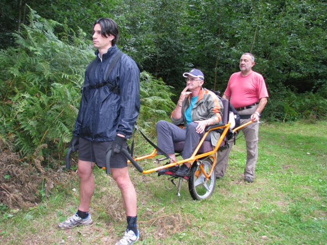 Randonnée sportive avec joëlettes, Braine-le-Comte,  2011