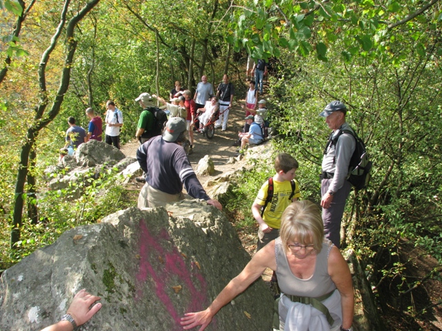 Randonnée sportive avec joëlettes, Tilff, 2011