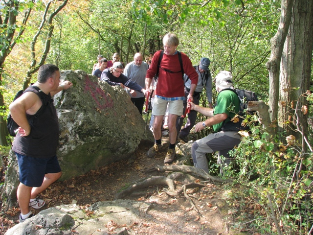 Randonnée sportive avec joëlettes, Tilff, 2011