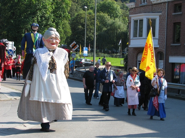 Randonnée sportive avec joëlettes, Tilff, 2011