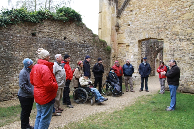 randonnée avec joëlettes, Torgny,  2011