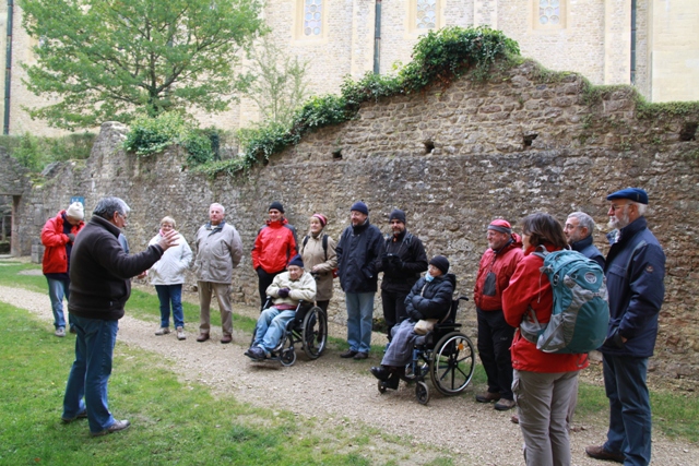 randonnée avec joëlettes, Torgny,  2011