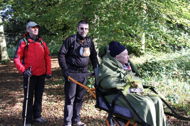 randonnée avec joëlettes, Torgny,  2011