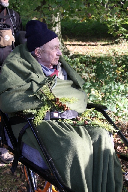 randonnée avec joëlettes, Torgny,  2011