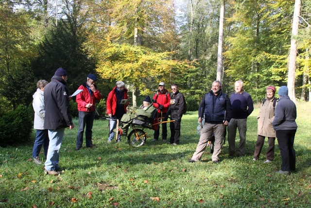 randonnée avec joëlettes, Torgny,  2011