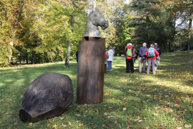 randonnée avec joëlettes, Torgny,  2011