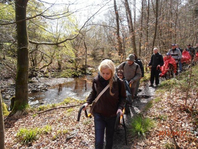 randonnée sportive avec joëlettes, Solwaster, 2012