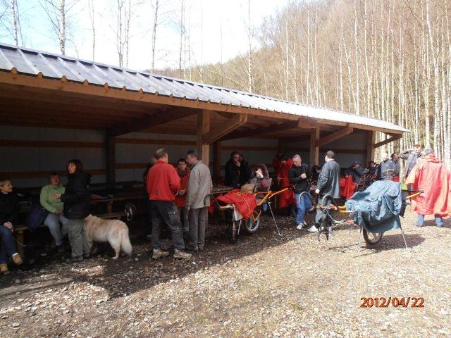 randonnée sportive avec joëlettes, Solwaster, 2012