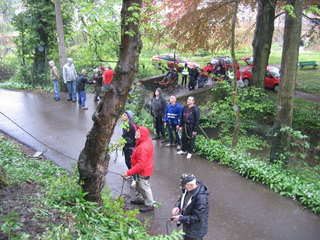 randonnée sportive avec joëlettes, Trooz, 2012