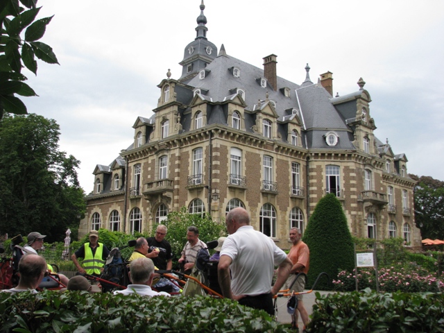 randonnée sportive avec joëlettes, Namur, 2012