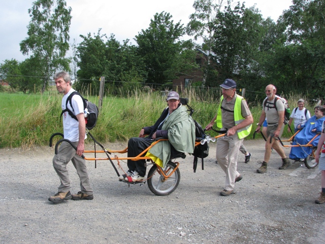 randonnée sportive avec joëlettes, Marche, 2012