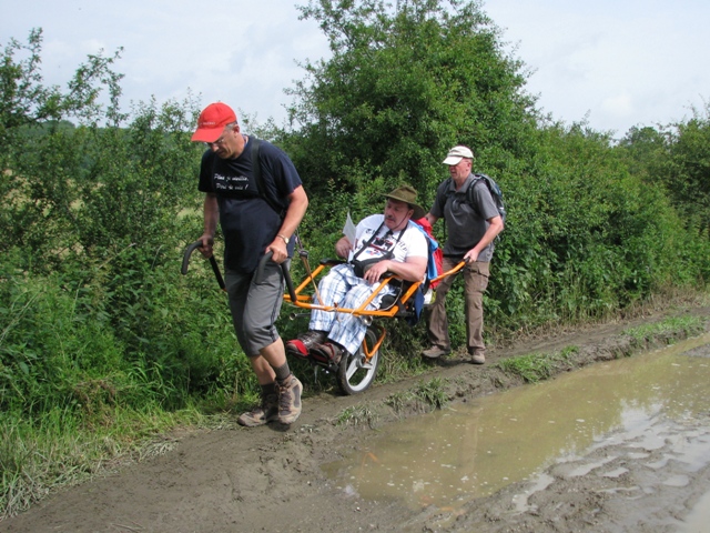 randonnée sportive avec joëlettes, Marche, 2012