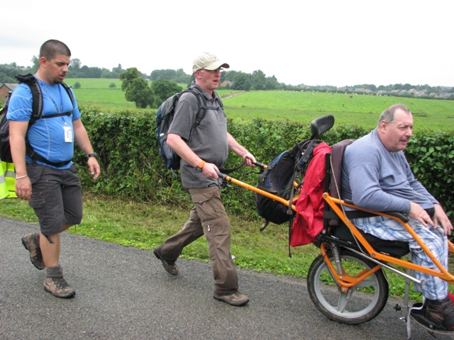 randonnée sportive avec joëlettes, Marche, 2012