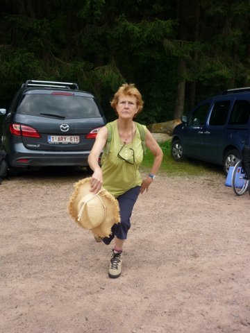 randonnée sportive avec joëlettes, Wolfach, 2012