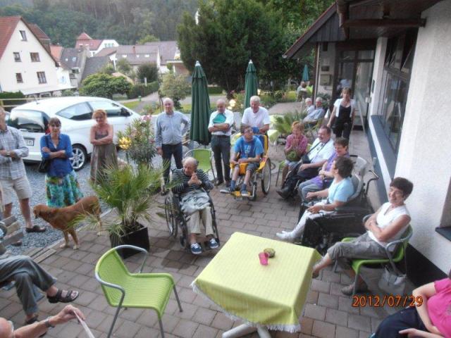 randonnée sportive avec joëlettes, Wolfach, 2012