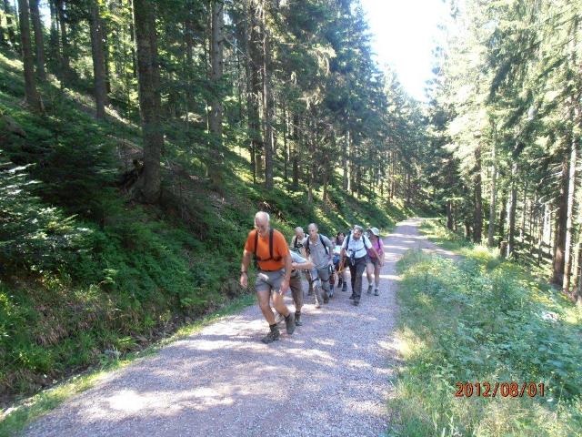 randonnée sportive avec joëlettes, Wolfach, 2012