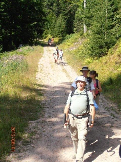 randonnée sportive avec joëlettes, Wolfach, 2012