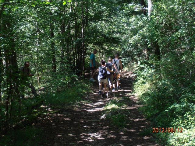 randonnée sportive avec joëlettes, Mariembourg, 2012