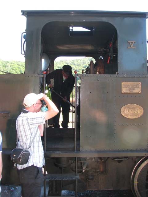 randonnée sportive avec joëlettes, Mariembourg, 2012