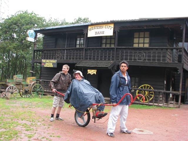 randonnée sportive avec joëlettes, Chèvremont, 2012