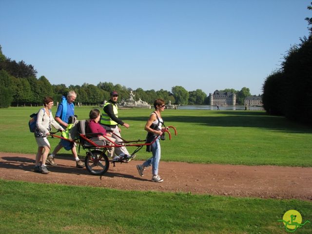 randonnée sportive avec joëlettes, Beloeil, 2012