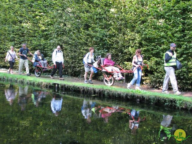 randonnée sportive avec joëlettes, Beloeil, 2012