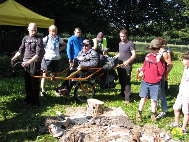 randonnée sportive avec joëlettes, Beloeil, 2012