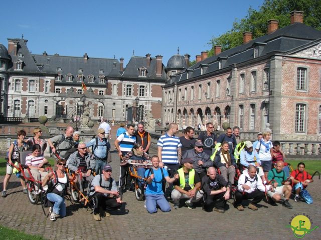 randonnée sportive avec joëlettes, Beloeil, 2012