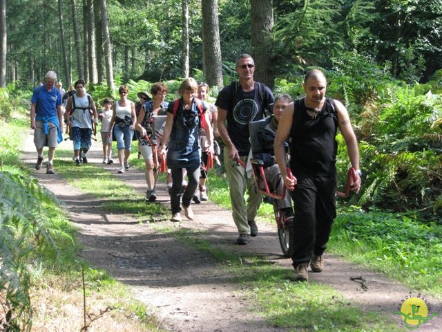 randonnée sportive avec joëlettes, Beloeil, 2012