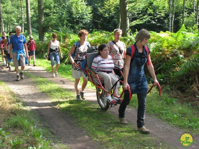 randonnée sportive avec joëlettes, Beloeil, 2012