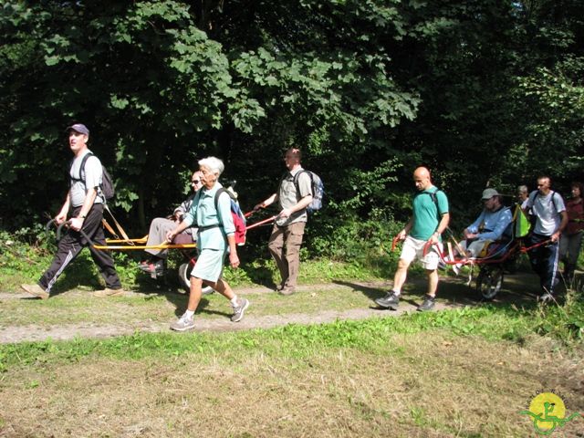 randonnée sportive avec joëlettes, Beloeil, 2012