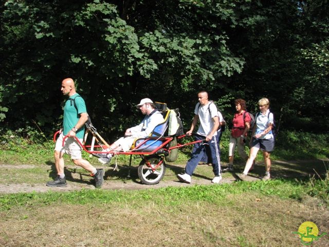 randonnée sportive avec joëlettes, Beloeil, 2012