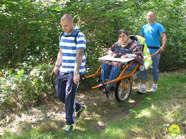 randonnée sportive avec joëlettes, Beloeil, 2012