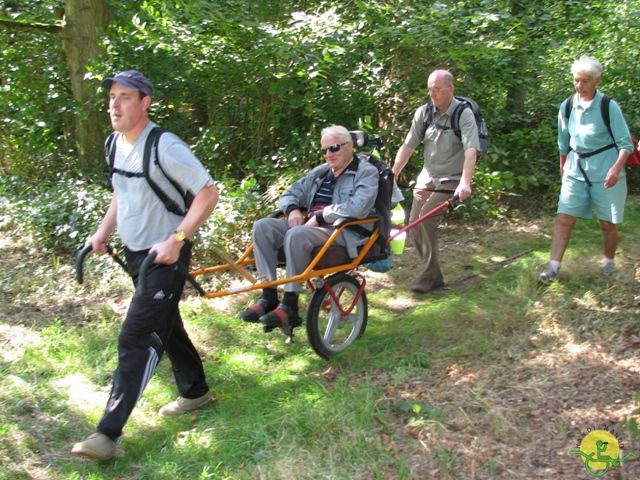 randonnée sportive avec joëlettes, Beloeil, 2012