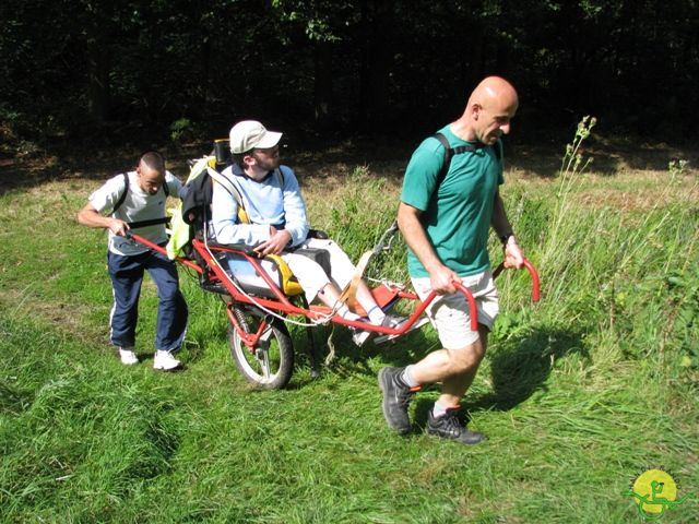 randonnée sportive avec joëlettes, Beloeil, 2012