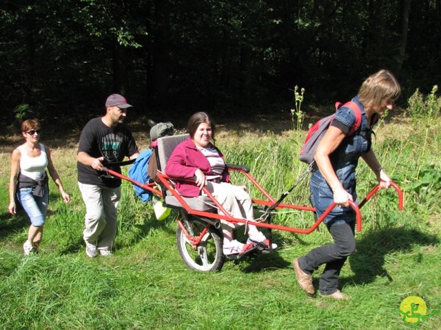 randonnée sportive avec joëlettes, Beloeil, 2012