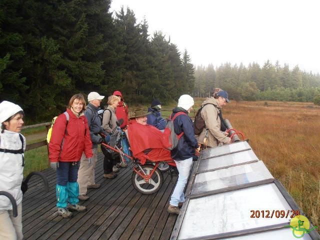 randonnée sportive avec joëlettes, Ovifat, 2012