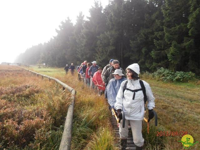 randonnée sportive avec joëlettes, Ovifat, 2012