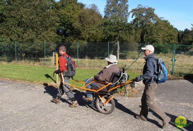 randonnée sportive avec joëlettes, Ovifat, 2012