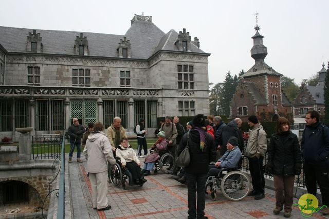 randonnée avec joëlettes, Jehay, 2012