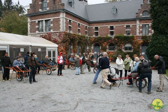 randonnée avec joëlettes, Jehay, 2012