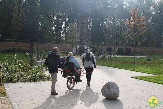 randonnée avec joëlettes, Jehay, 2012