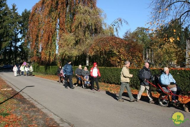 randonnée avec joëlettes, Jehay, 2012