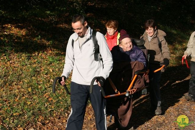 randonnée avec joëlettes, Jehay, 2012