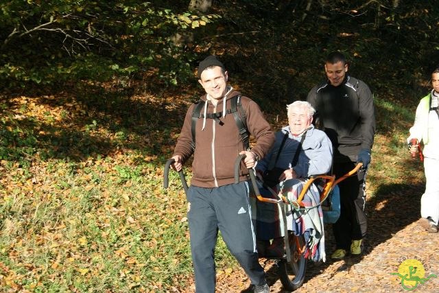 randonnée avec joëlettes, Jehay, 2012