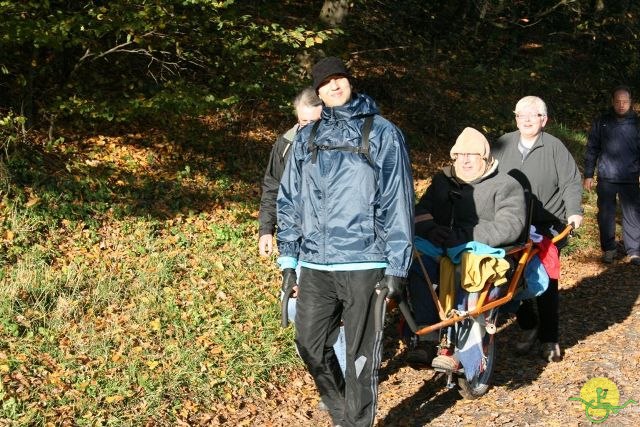 randonnée avec joëlettes, Jehay, 2012