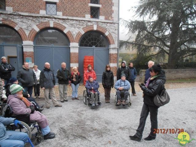 randonnée avec joëlettes, Jehay, 2012